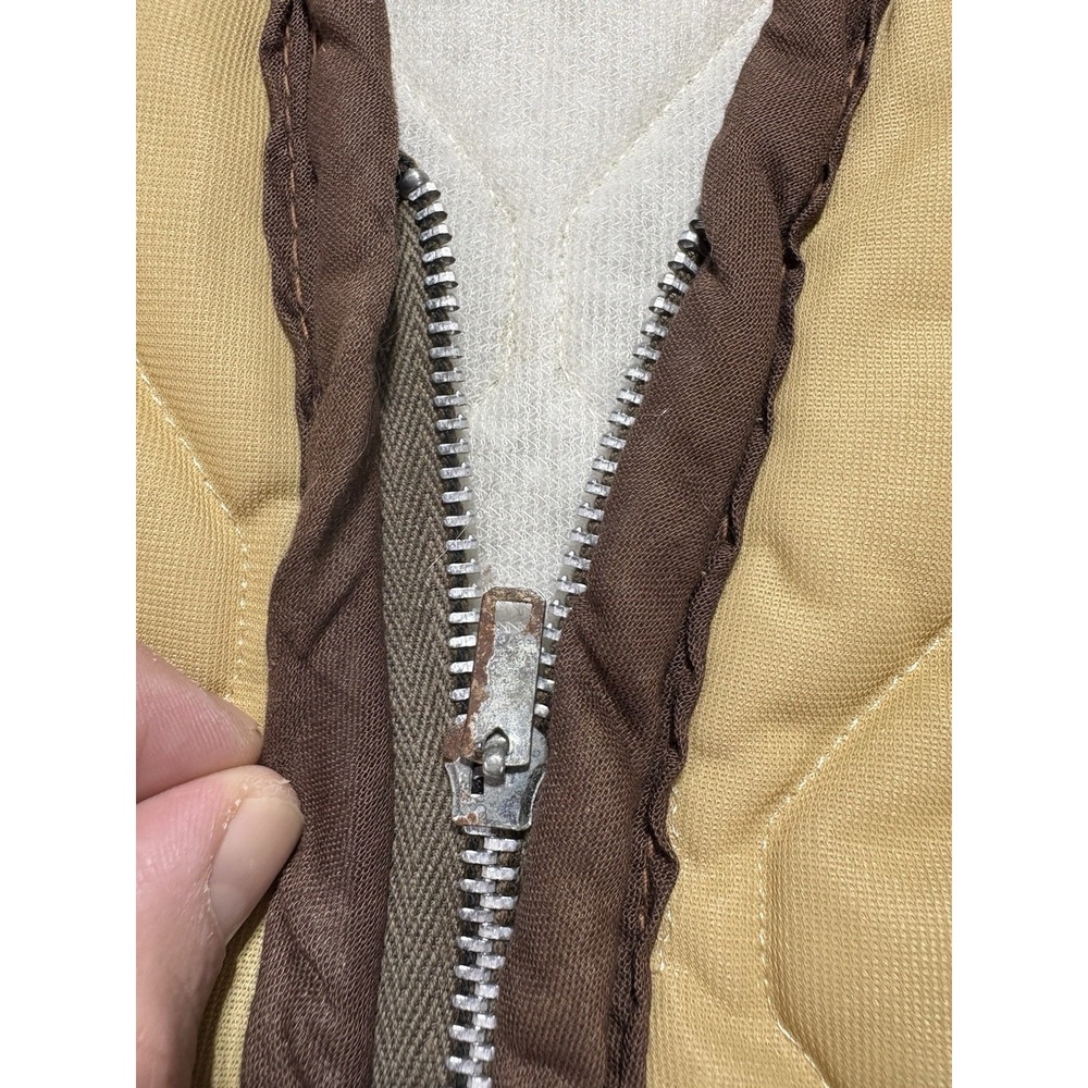 Vintage 50s 60s Hunting Thermal Lined Quilted Vest Liner Jacket Men's Medium EUC - Picture 6 of 13